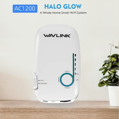 WAVLINK WN576K1 AC1200 Household WiFi Router Network Extender Dual Band Wireless Repeater, Plug:AU Plug (White) - Wireless Routers by WAVLINK | Online Shopping South Africa | PMC Jewellery | Buy Now Pay Later Mobicred