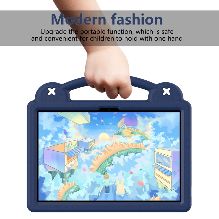 For TCL Tab 11 9466x3 Handle Kickstand Children EVA Shockproof Tablet Case(Navy Blue) - Others by PMC TechLife | Online Shopping South Africa | PMC TechLife | Buy Now Pay Later Mobicred