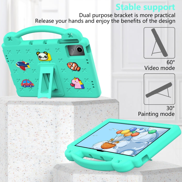 For Huawei MetePad 11 2023 / 2021 Handle Kickstand Children EVA Shockproof Tablet Case(Mint Green) - free shipping - PMC TechLife - Order now!
