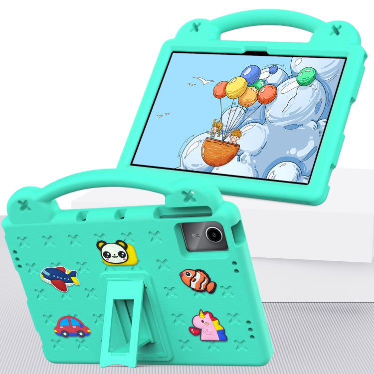For Huawei MetePad 11 2023 / 2021 Handle Kickstand Children EVA Shockproof Tablet Case(Mint Green) - free shipping - PMC TechLife - Order now!