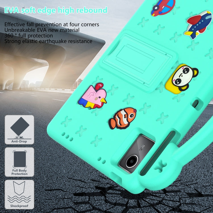 For Huawei MetePad 11 2023 / 2021 Handle Kickstand Children EVA Shockproof Tablet Case(Mint Green) - free shipping - PMC TechLife - Order now!