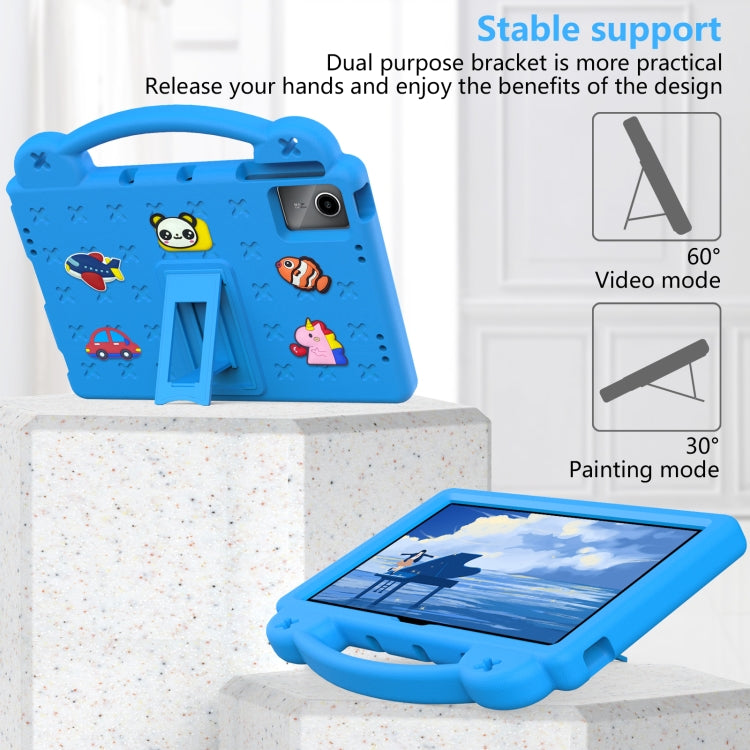 For Huawei MatePad SE 11 2024 Handle Kickstand Children EVA Shockproof Tablet Case(Sky Blue) - Huawei by PMC Jewellery | Online Shopping South Africa | PMC Jewellery | Buy Now Pay Later Mobicred