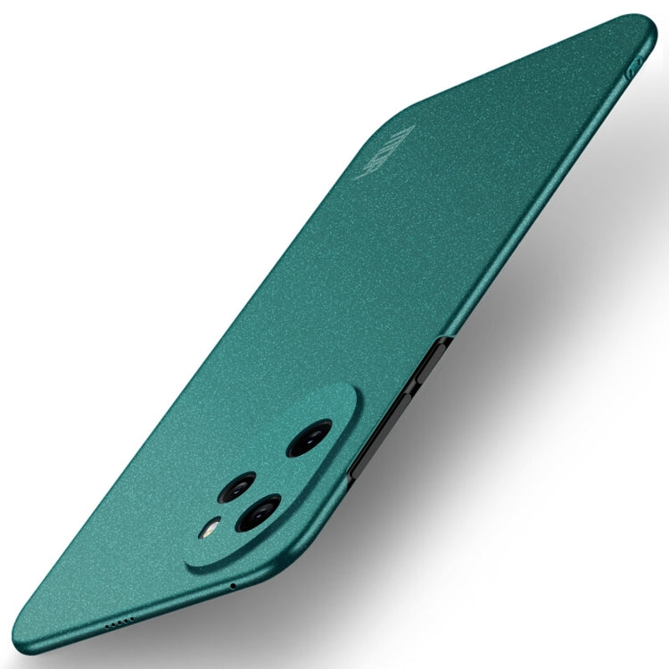 For Honor 100 Pro MOFI Fandun Series Frosted PC Ultra-thin All-inclusive Phone Case(Green) - Honor Cases by MOFI | Online Shopping South Africa | PMC Jewellery