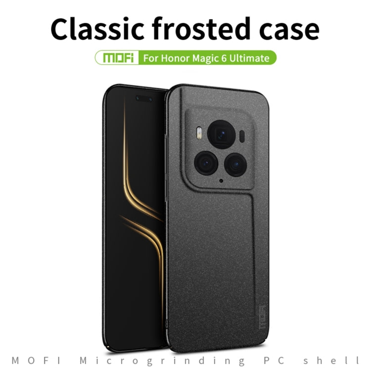 For Honor Magic6 Ultimate MOFI Fandun Series Frosted PC Ultra-thin All-inclusive Phone Case(Blue) - Honor Cases by MOFI | Online Shopping South Africa | PMC Jewellery | Buy Now Pay Later Mobicred