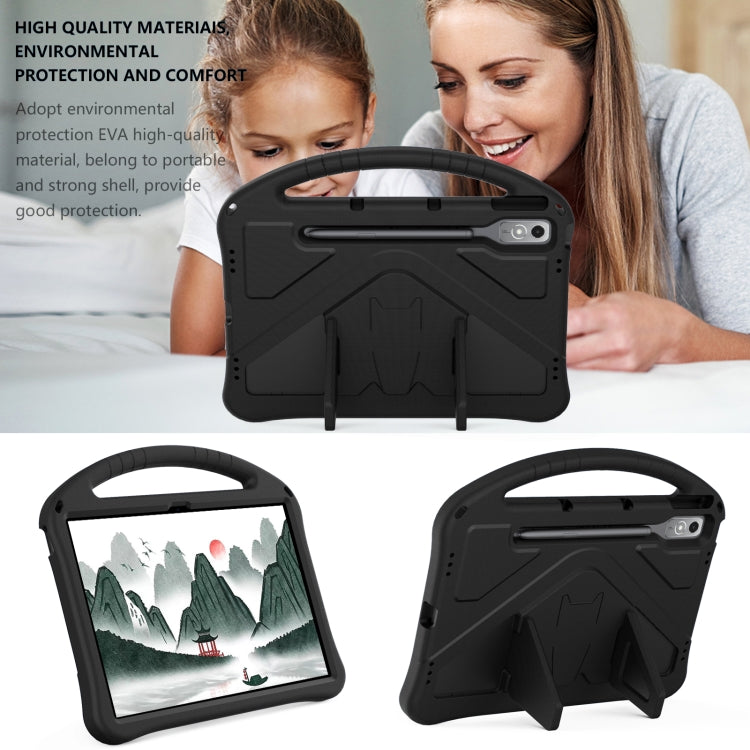 For Lenovo Tab P12 EVA Shockproof Tablet Case with Holder(Black) - Lenovo by PMC TechLife | Online Shopping South Africa | PMC TechLife | Buy Now Pay Later Mobicred