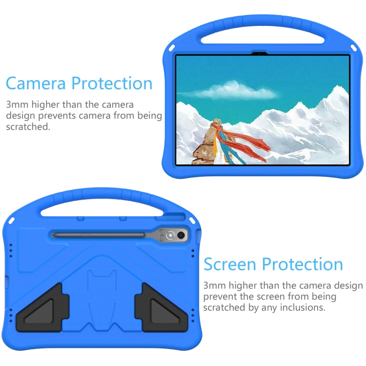 For Lenovo Tab P12 EVA Shockproof Tablet Case with Holder(Blue) - Lenovo by PMC TechLife | Online Shopping South Africa | PMC TechLife | Buy Now Pay Later Mobicred