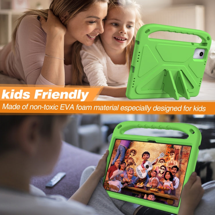For Lenovo Tab  P12 / Xiaoxin Pad Pro 12.7 Handle EVA Shockproof Tablet Case with Holder(Green) - Lenovo by PMC TechLife | Online Shopping South Africa | PMC TechLife | Buy Now Pay Later Mobicred