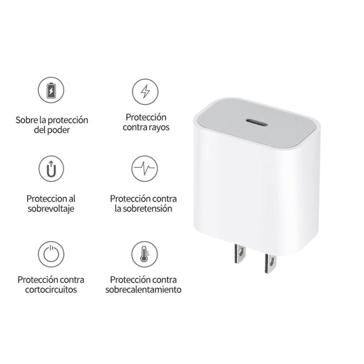 PD35W USB-C / Type-C Port Charger for iPhone / iPad Series, US Plug - USB Charger by PMC Jewellery | Online Shopping South Africa | PMC Jewellery | Buy Now Pay Later Mobicred