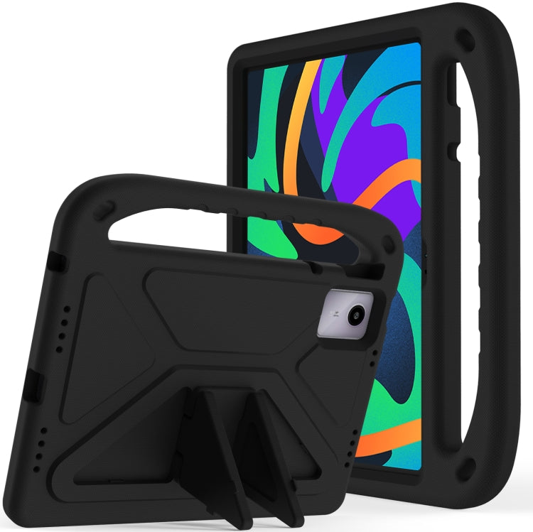 For Amazon Fire Max 11 2023 Handle EVA Shockproof Tablet Case with Holder(Black) - Amazon by PMC TechLife | Online Shopping South Africa | PMC TechLife | Buy Now Pay Later Mobicred