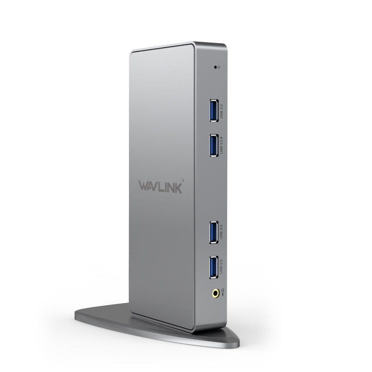 WAVLINK WL-UG39DK7 USB3.0 Hub Adapter Multi-Screen Graphics Card Universal Docking Station, Plug:UK Plug - USB HUB by WAVLINK | Online Shopping South Africa | PMC Jewellery | Buy Now Pay Later Mobicred