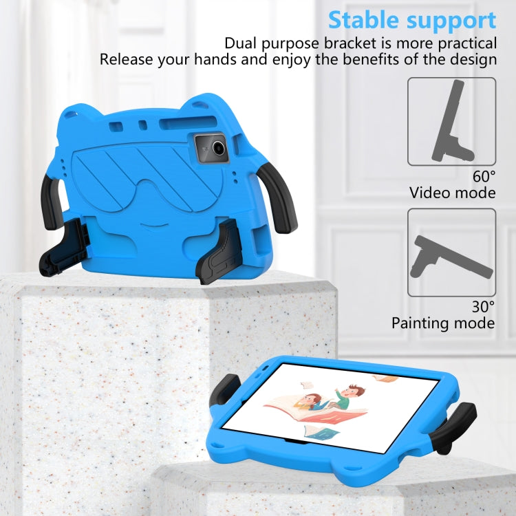 For Lenovo Xiaoxin Pad 2024/Tab M11 Ice Baby EVA Shockproof Hard PC Tablet Case(Sky Blue+Black) - Lenovo by PMC TechLife | Online Shopping South Africa | PMC TechLife | Buy Now Pay Later Mobicred