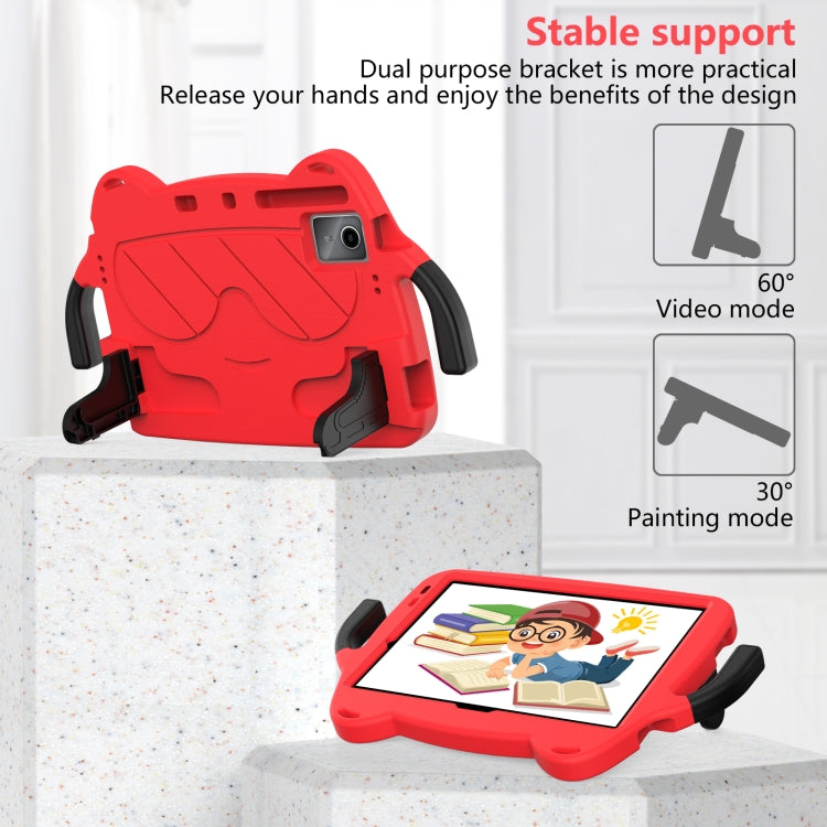 For TCL Tab 11 9466x3 Ice Baby EVA Shockproof Hard PC Tablet Case(Rose Red+Black) - free shipping - PMC TechLife - Order now!