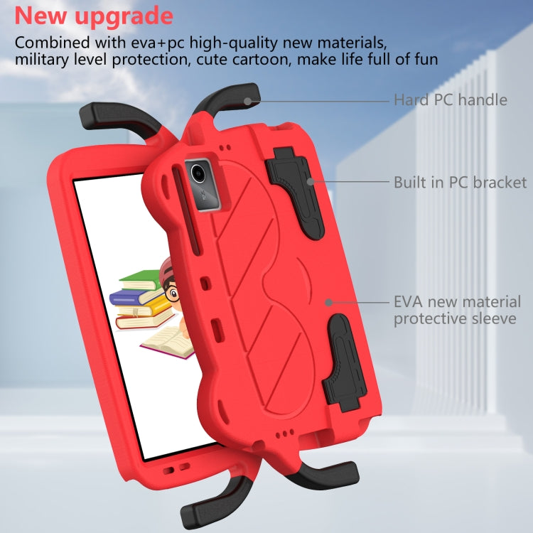 For TCL Tab 11 9466x3 Ice Baby EVA Shockproof Hard PC Tablet Case(Rose Red+Black) - free shipping - PMC TechLife - Order now!