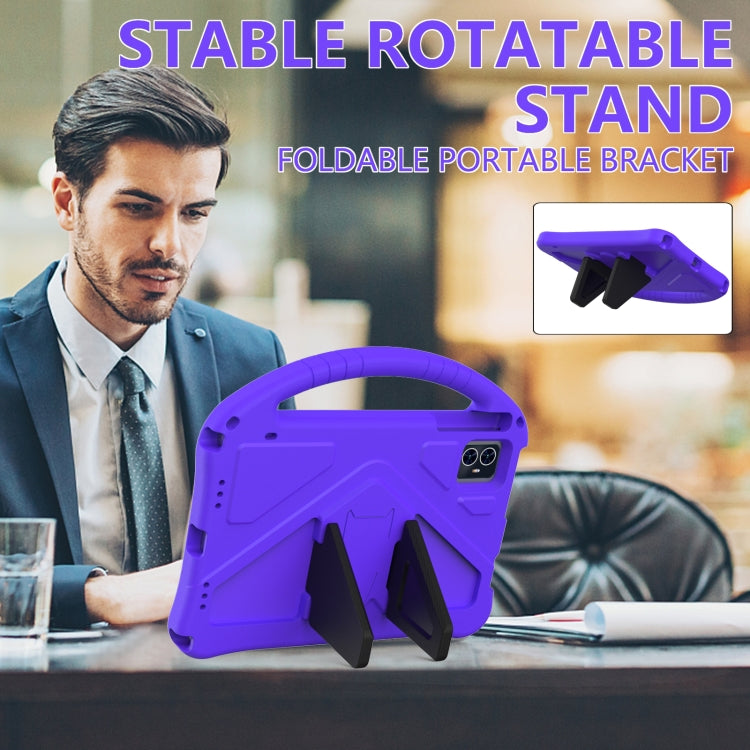 For Blackview Tab 80 10.1 2023 EVA Shockproof Tablet Case with Holder(Purple) - Others by PMC TechLife | Online Shopping South Africa | PMC TechLife