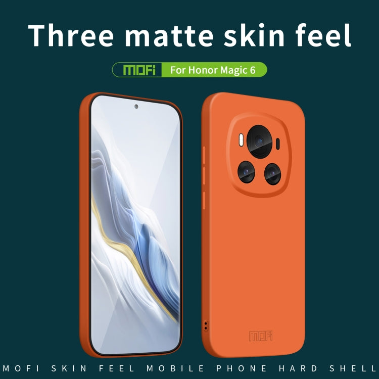 For Honor Magic6 MOFI Qin Series Skin Feel All-inclusive PC Phone Case(Orange) - Honor Cases by MOFI | Online Shopping South Africa | PMC Jewellery