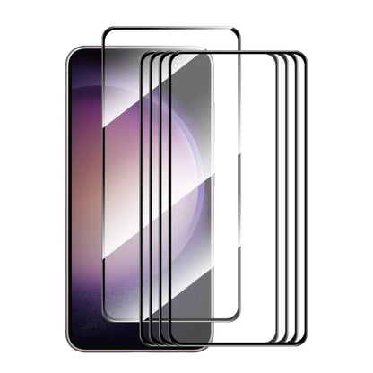 For Samsung Galaxy S24 5G 5pcs ENKAY Hat-Prince 0.18mm High Aluminum-silicon Tempered Glass Film, Support Ultrasonic Fingerprint Unclock - Galaxy S24 5G Tempered Glass by ENKAY | Online Shopping South Africa | PMC Jewellery | Buy Now Pay Later Mobicred