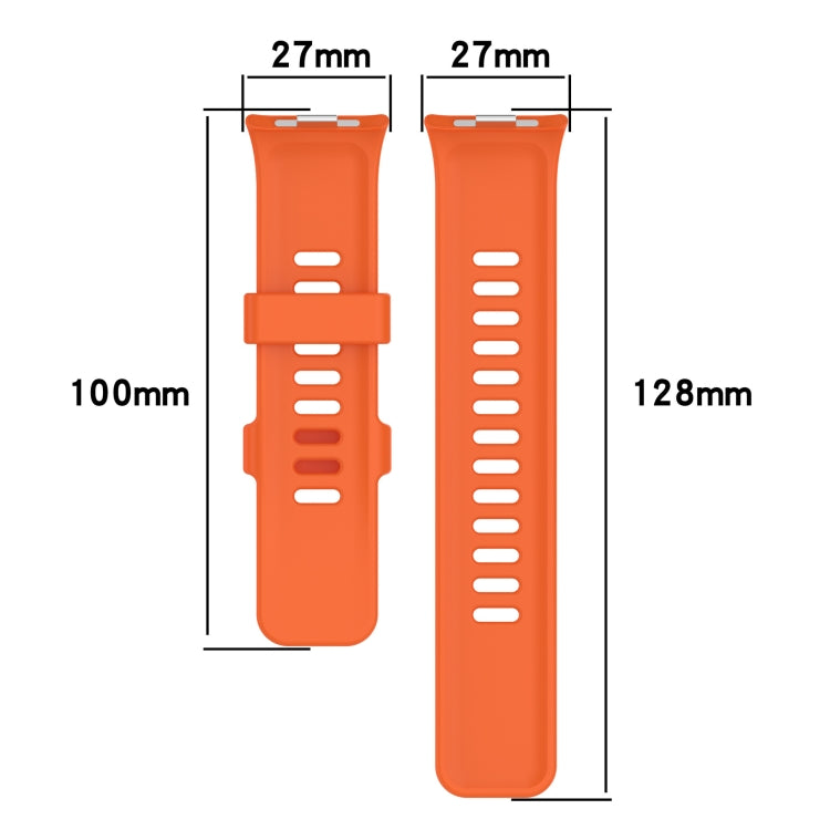 For Redmi Watch 4 Solid Color Silicone Sports Watch Band(Dark Green) - Watch Bands by PMC TechLife | Online Shopping South Africa | PMC TechLife