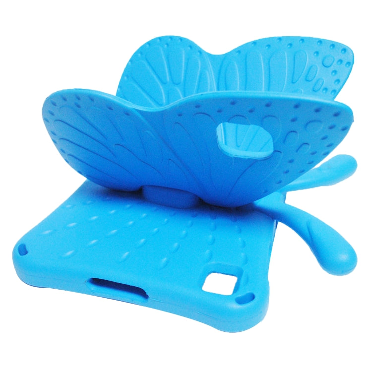 For Honor Pad X8 / X6 /7 Butterfly Bracket Kids EVA Shockproof Tablet Case(Blue) - Huawei by PMC TechLife | Online Shopping South Africa | PMC TechLife | Buy Now Pay Later Mobicred