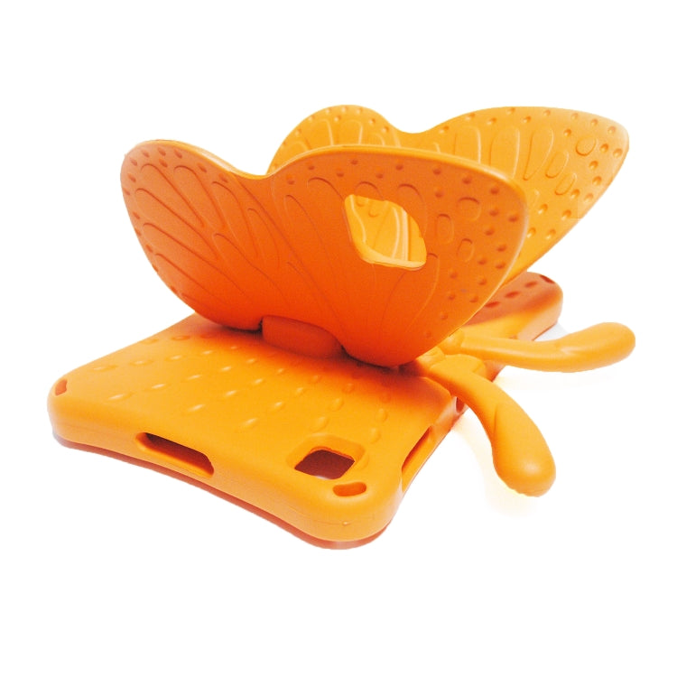 For Honor Pad X8 / X6 /7 Butterfly Bracket Kids EVA Shockproof Tablet Case(Orange) - Huawei by PMC TechLife | Online Shopping South Africa | PMC TechLife | Buy Now Pay Later Mobicred