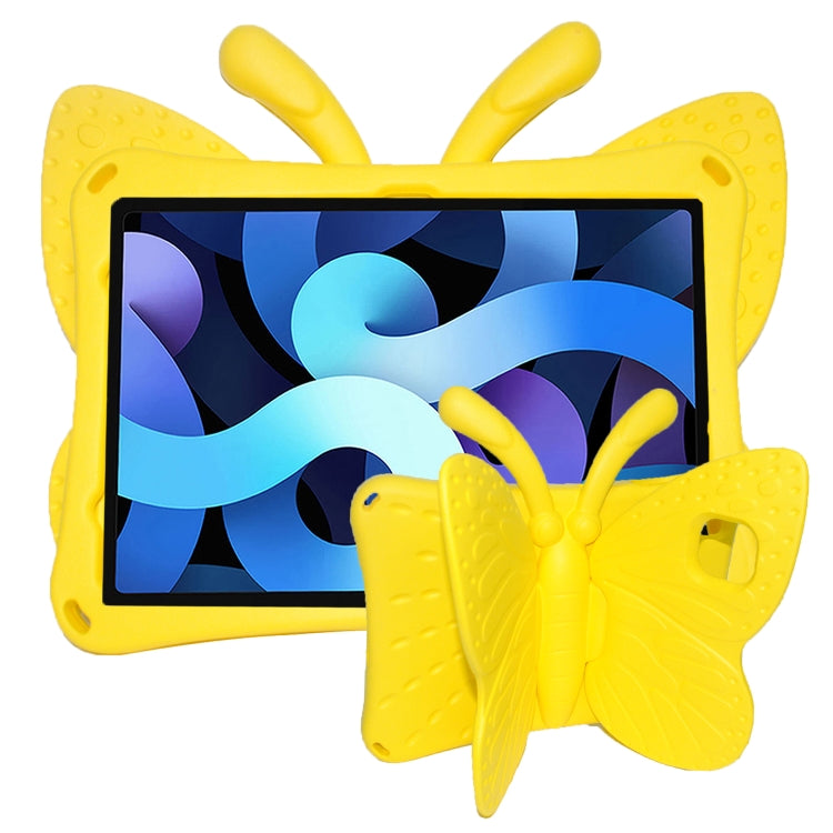 For Honor Pad X8 / X6 /7 Butterfly Bracket Kids EVA Shockproof Tablet Case(Yellow) - Huawei by PMC TechLife | Online Shopping South Africa | PMC TechLife | Buy Now Pay Later Mobicred
