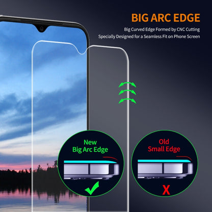 For OPPO A18 / A38 ENKAY 9H Big Arc Edge High Aluminum-silicon Tempered Glass Film - A18 Tempered Glass by ENKAY | Online Shopping South Africa | PMC Jewellery | Buy Now Pay Later Mobicred