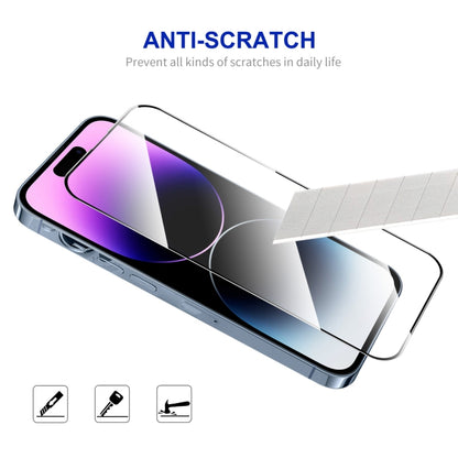 For iPhone 14 Pro Max ENKAY Easy Install High Alumina Silicon Full Glass Film - iPhone 14 Pro Max Tempered Glass by ENKAY | Online Shopping South Africa | PMC Jewellery | Buy Now Pay Later Mobicred