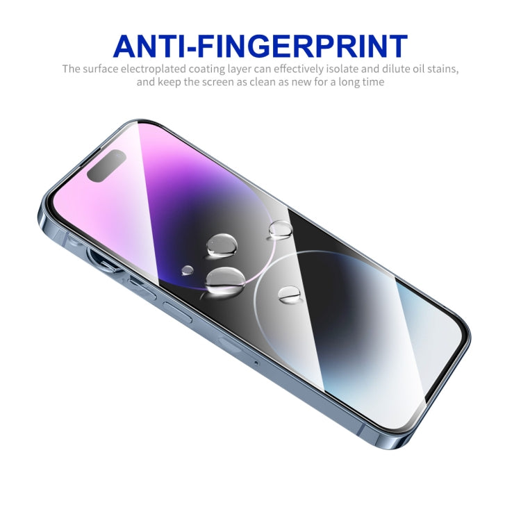 For iPhone 14 Pro Max ENKAY Easy Install High Alumina Silicon Full Glass Film - iPhone 14 Pro Max Tempered Glass by ENKAY | Online Shopping South Africa | PMC Jewellery | Buy Now Pay Later Mobicred