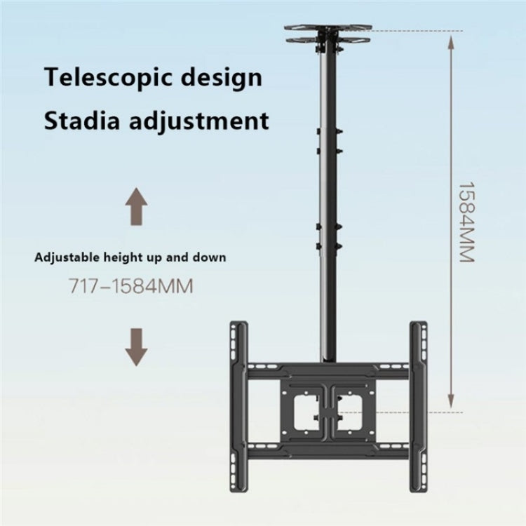 NB T560-15 Telescopic TV Hanger 32-65 inch LCD Television Ceiling Bracket - TV Brackets & Mounts by PMC TechLife | Online Shopping South Africa | PMC TechLife | Buy Now Pay Later Mobicred