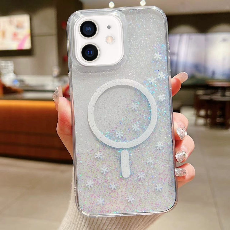 For iPhone  11 Explosive Flash Gradient MagSafe TPU Phone Case(Cold Pink) - iPhone 11 Cases by PMC TechLife | Online Shopping South Africa | PMC TechLife