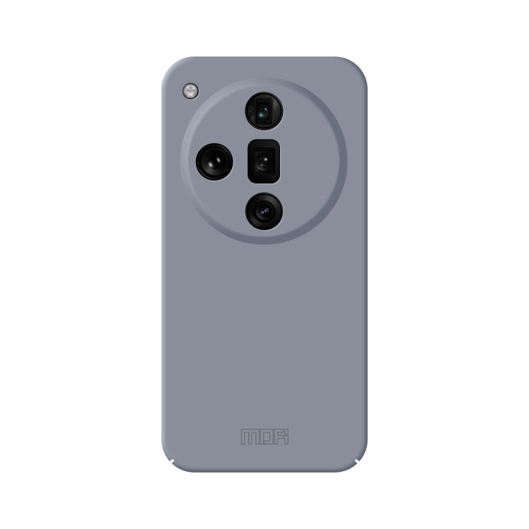 For OPPO Find X7 Ultra MOFI Qin Series Skin Feel All-inclusive PC Phone Case(Gray) - Find X7 Ultra Cases by MOFI | Online Shopping South Africa | PMC Jewellery