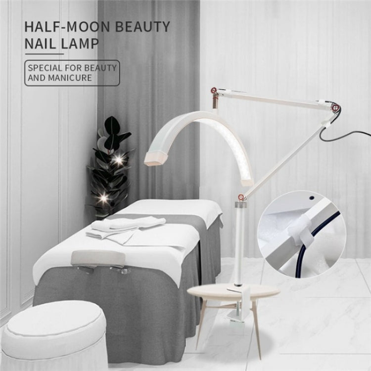 HD-M3X For Eyelash Extensions / Tattoo / Nail Art Lighting Lamp 16 inch Clip-on Half Moon Desk Lamp(AU Plug) - Selfie Light by PMC Jewellery | Online Shopping South Africa | PMC Jewellery