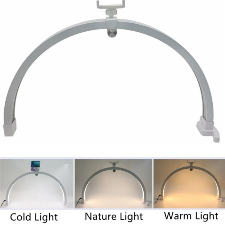 M12X Foldable LED Half Moon Lamp Touch Control Nail Art Lamp, Length: 56cm(US Plug) - free shipping - PMC TechLife - Order now!