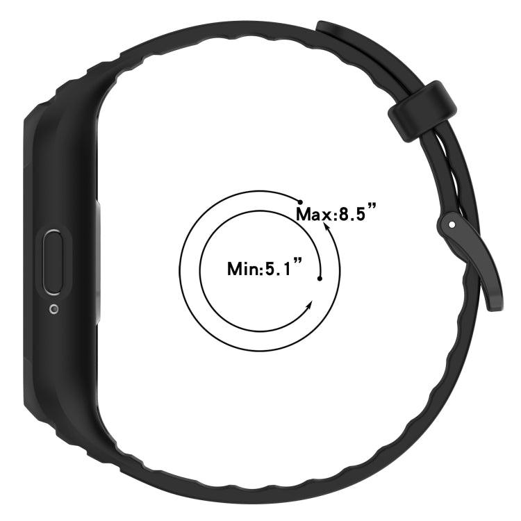 For Samsung Galaxy Fit 3 Integrated TPU Watch Band(White) - Watch Bands by PMC TechLife | Online Shopping South Africa | PMC TechLife
