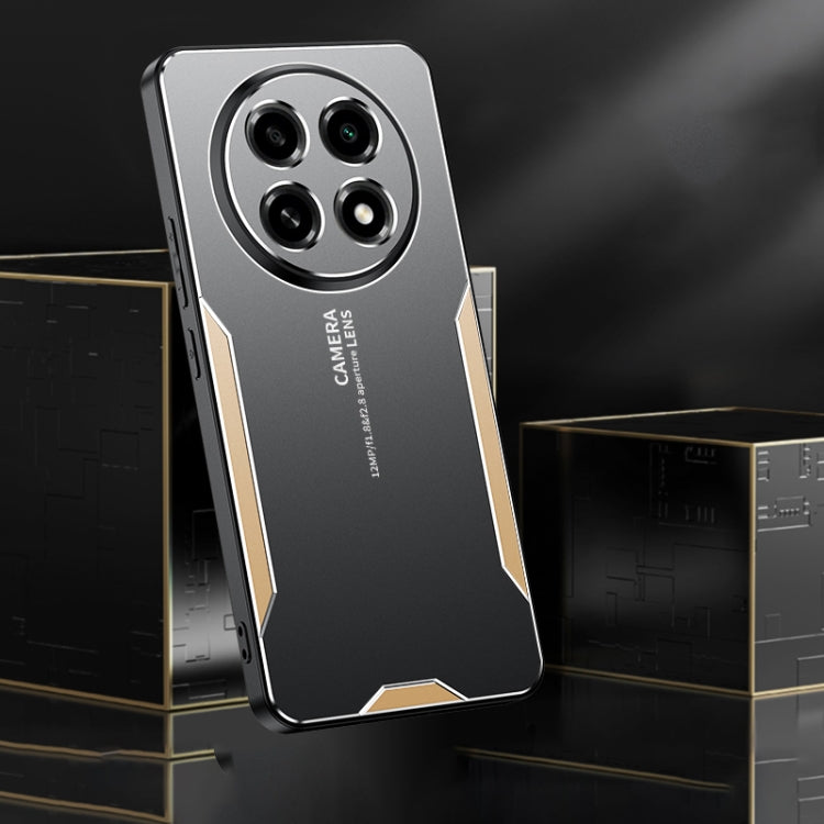 For OPPO A2 Pro Blade Series TPU Hybrid Metal Phone Case(Red) - OPPO Cases by PMC TechLife | Online Shopping South Africa | PMC TechLife | Buy Now Pay Later Mobicred