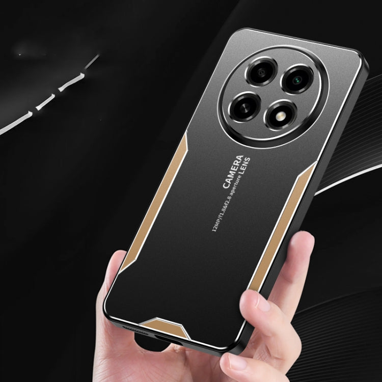 For OPPO A2 Pro Blade Series TPU Hybrid Metal Phone Case(Red) - OPPO Cases by PMC TechLife | Online Shopping South Africa | PMC TechLife | Buy Now Pay Later Mobicred