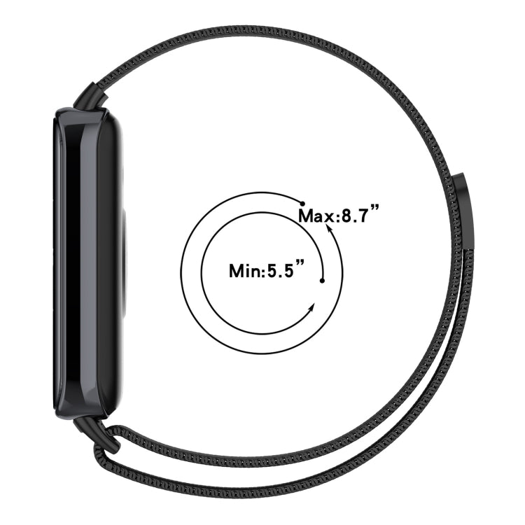 For Honor Band 9 Milan Magnetic Steel Mesh Watch Band(Starlight) - Watch Bands by PMC TechLife | Online Shopping South Africa | PMC TechLife