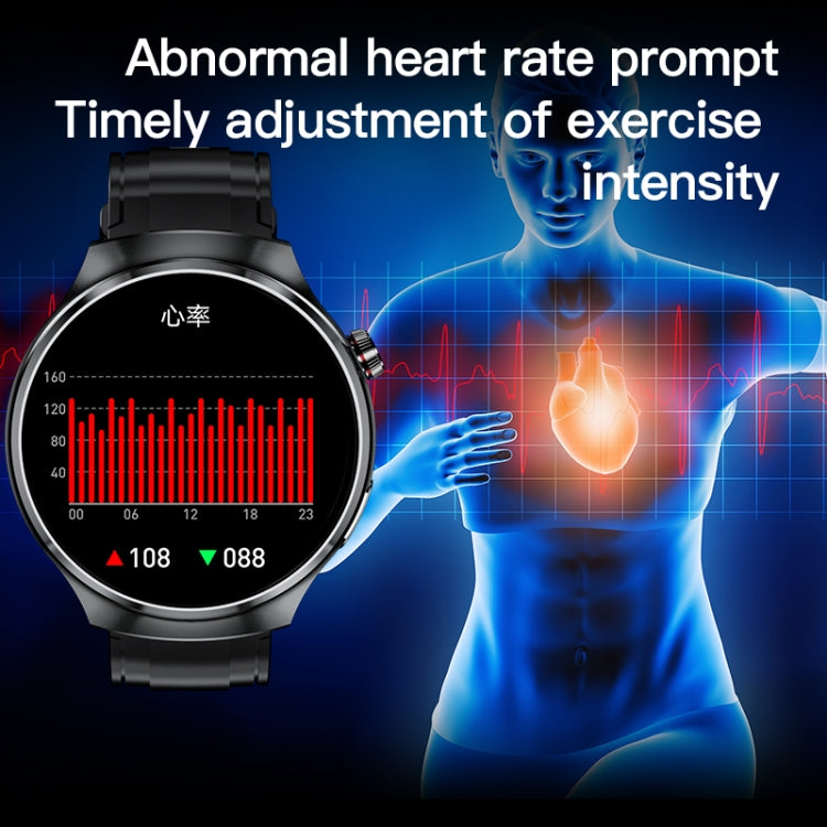 V16 1.46 inch Color Screen Smart Watch, Support Bluetooth Call / Heart Rate Monitoring(Silver) - Smart Watches by PMC TechLife | Online Shopping South Africa | PMC TechLife