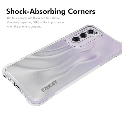 For OPPO Reno12 Global ENKAY Clear TPU Shockproof Anti-slip Phone Case - OPPO Cases by ENKAY | Online Shopping South Africa | PMC Jewellery | Buy Now Pay Later Mobicred