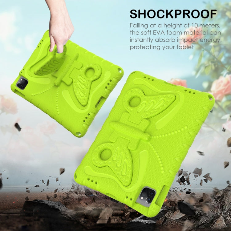 For iPad Air 11 2024 Butterfly Bracket EVA Shockproof Tablet Case(Mint Green) - iPad Air 11 2024 Cases by PMC TechLife | Online Shopping South Africa | PMC TechLife | Buy Now Pay Later Mobicred