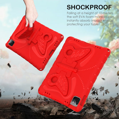 For iPad Pro 11 2024 Butterfly Bracket EVA Shockproof Tablet Case(Red) - iPad Pro 11 2024 Cases by PMC Jewellery | Online Shopping South Africa | PMC Jewellery | Buy Now Pay Later Mobicred