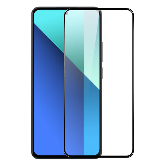 For Xiaomi Redmi Note 13 4G NORTHJO A++ Screen Full Glue Silk Printing Tempered Glass Film - Note 13 Tempered Glass by NORTHJO | Online Shopping South Africa | PMC Jewellery | Buy Now Pay Later Mobicred