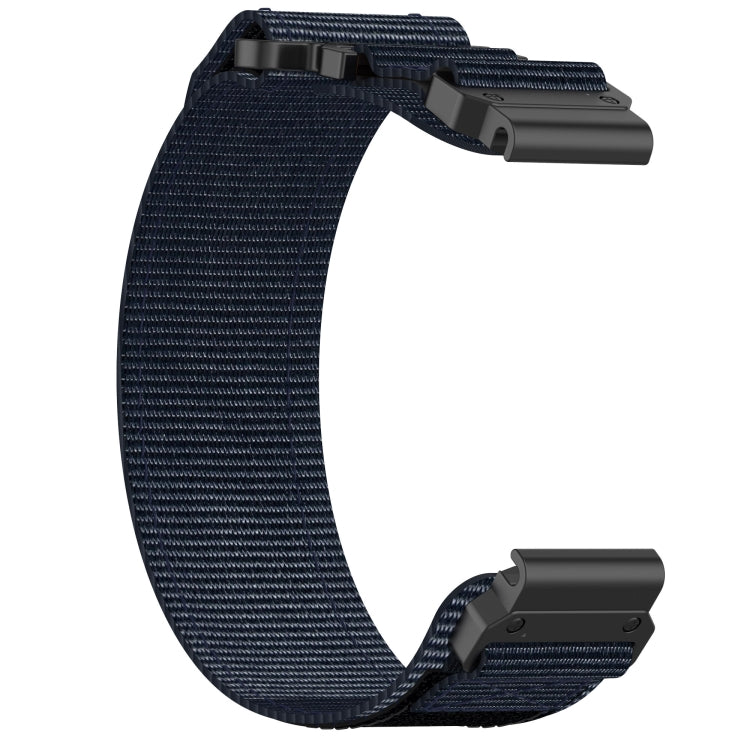For Garmin  Instinct 2 Solar 22mm Nylon Hook And Loop Fastener Watch Band(Blue) - free shipping - PMC TechLife - Order now!