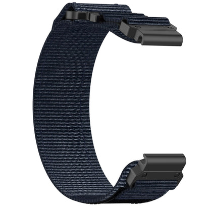For Garmin EPIX Gen 2 22mm Nylon Hook And Loop Fastener Watch Band(Blue) - Watch Bands by PMC Jewellery | Online Shopping South Africa | PMC Jewellery