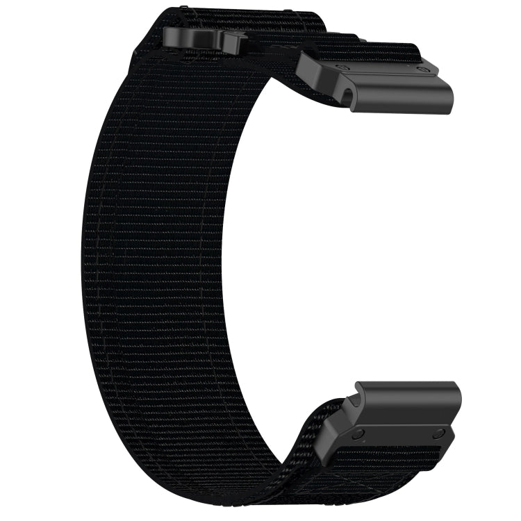For Garmin Fenix 5S 20mm Nylon Hook And Loop Fastener Watch Band(Black) - free shipping - PMC TechLife - Order now!