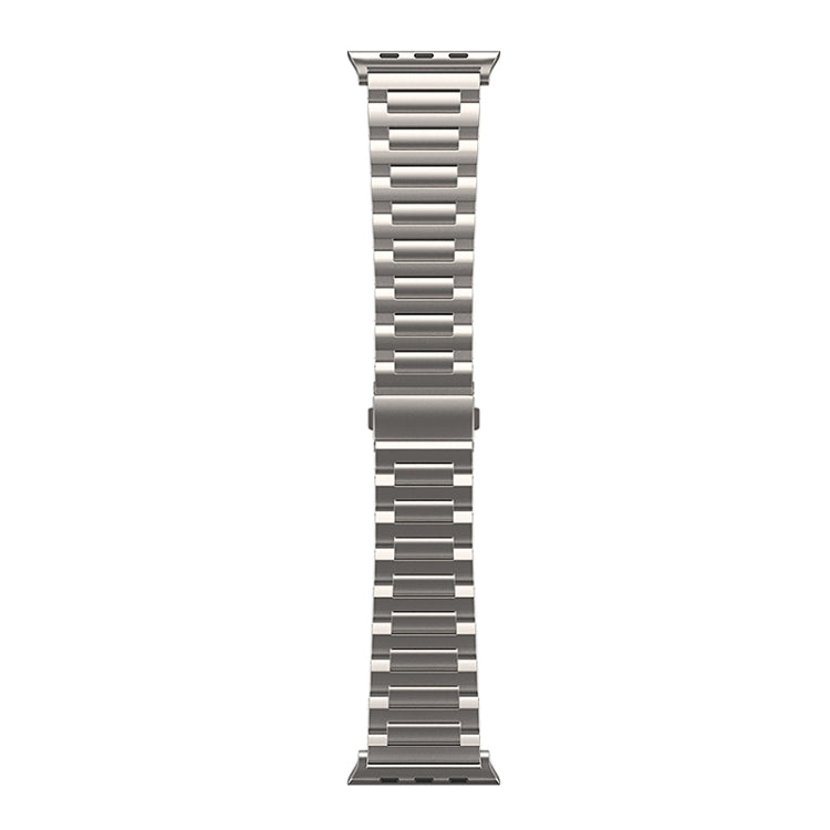 For Apple Watch Series 9 45mm I-Shaped Titanium Watch Band(Titanium) - Watch Bands by PMC Jewellery | Online Shopping South Africa | PMC Jewellery