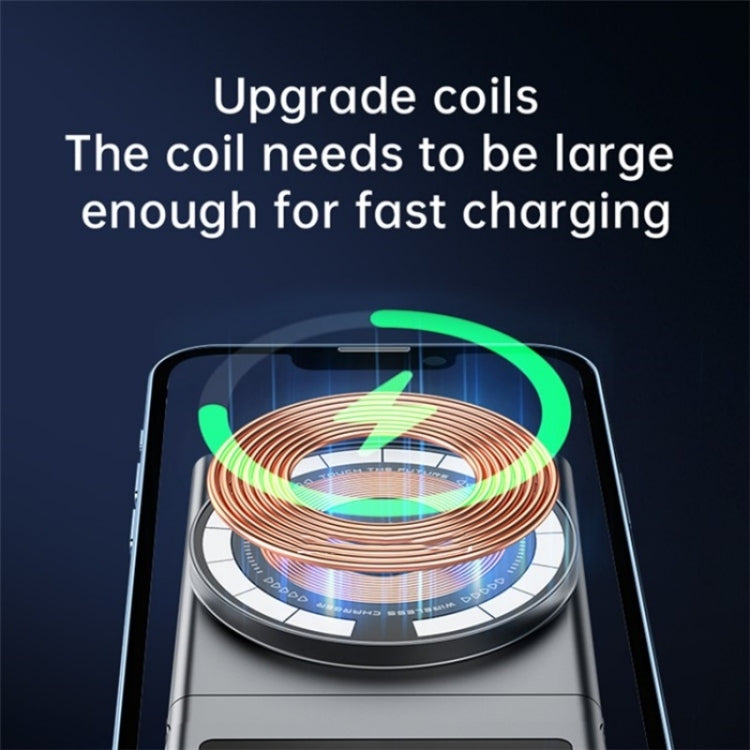 A7 Transparent Phone Charging Dock 15W Magnetic Wireless Charger for Tesla Model 3 / Y - Car Charger by PMC TechLife | Online Shopping South Africa | PMC TechLife | Buy Now Pay Later Mobicred