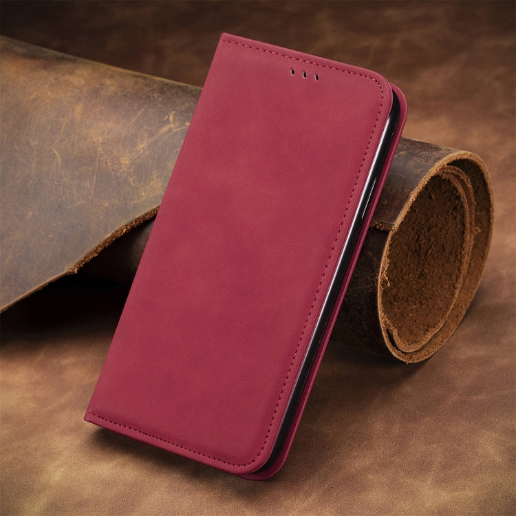 For Google Pixel 9 Retro Skin Feel Magnetic Flip Leather Phone Case(Red) - Google Cases by PMC TechLife | Online Shopping South Africa | PMC TechLife | Buy Now Pay Later Mobicred