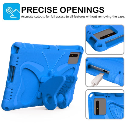 For Samsung Galaxy Tab S9 FE X510 Butterfly Bracket EVA Shockproof Tablet Case(Blue) - Galaxy Tab S9 FE by PMC Jewellery | Online Shopping South Africa | PMC Jewellery | Buy Now Pay Later Mobicred