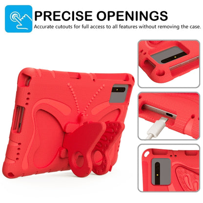 For Samsung Galaxy Tab S9 11 X710 Butterfly Bracket EVA Shockproof Tablet Case(Red) - Other Galaxy Tab PC by PMC Jewellery | Online Shopping South Africa | PMC Jewellery | Buy Now Pay Later Mobicred