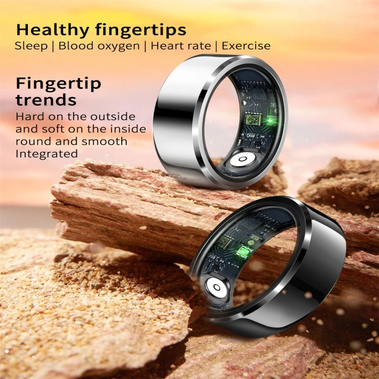 R6 SIZE 11 Smart Ring, Support Heart Rate / Blood Oxygen / Sleep Monitoring(Black) - Smart Rings / Smart Telephones by PMC Jewellery | Online Shopping South Africa | PMC Jewellery | Buy Now Pay Later Mobicred